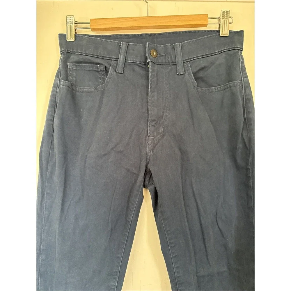Uniqlo Men’s Ultra Stretch Color Jeans Skinny Tapered Mid-Rise Blue Small- 27-30